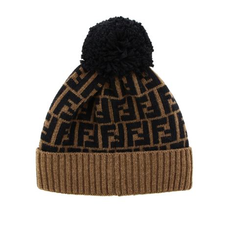 cappelli di lana fendi donna|Cappelli Fendi in Lana Marrone taglia M International .